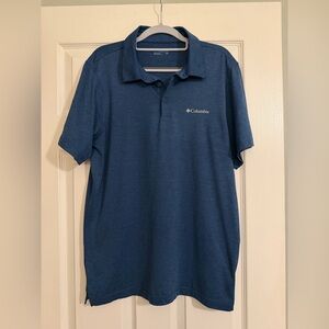 Columbia Men's Omni-wick Navy Polo Shirt